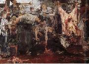 Nikolay Fechin Slaughterhouse painting